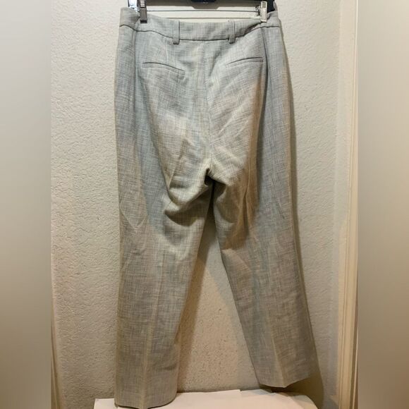 Rebecca Taylor Heather Grey Tweed Pants size 10 - Picture 5 of 8